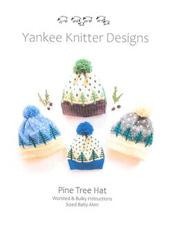 Pine Tree Hat  Yankee Knitter