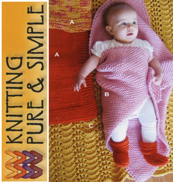 Bulky Baby Blanket and Booties by Knitting Pure and Simple