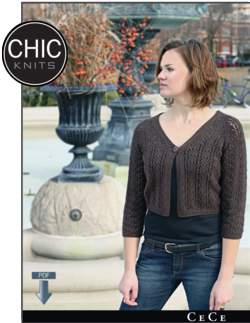 Chic Knits CeCe Cardigan  Pattern download