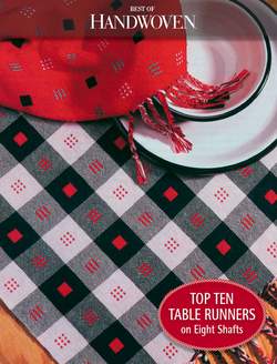 Best of Handwoven Top Ten Table Runners on Eight Shafts  eBook Printed Copy