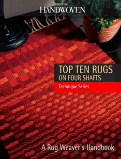 Best of Handwoven Top Ten Rugs on Four Shafts  eBook Printed Copy