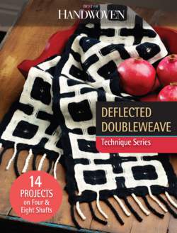 Handwoven: Deflected Double Weave - New Technique Series, Handwoven  eBook Printed Copy