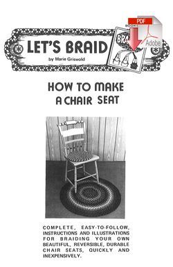How to Make Braided Chair Seats  Pattern download
