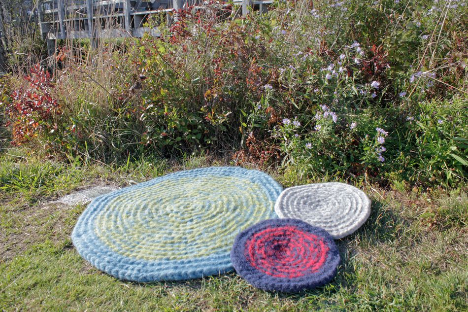 Crochet Patterns Wateraposs Edge Felted Crochet Rug  Seguin  Collection  Halcyon Classic Rug Wool
