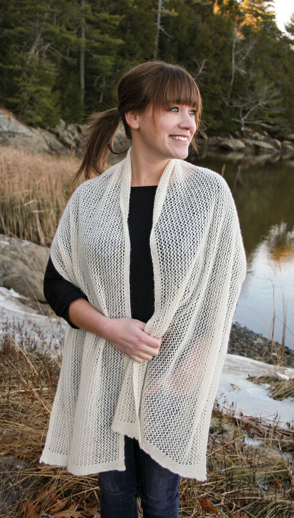 Knitting Patterns Heirloom Lace Cashmere Wrap