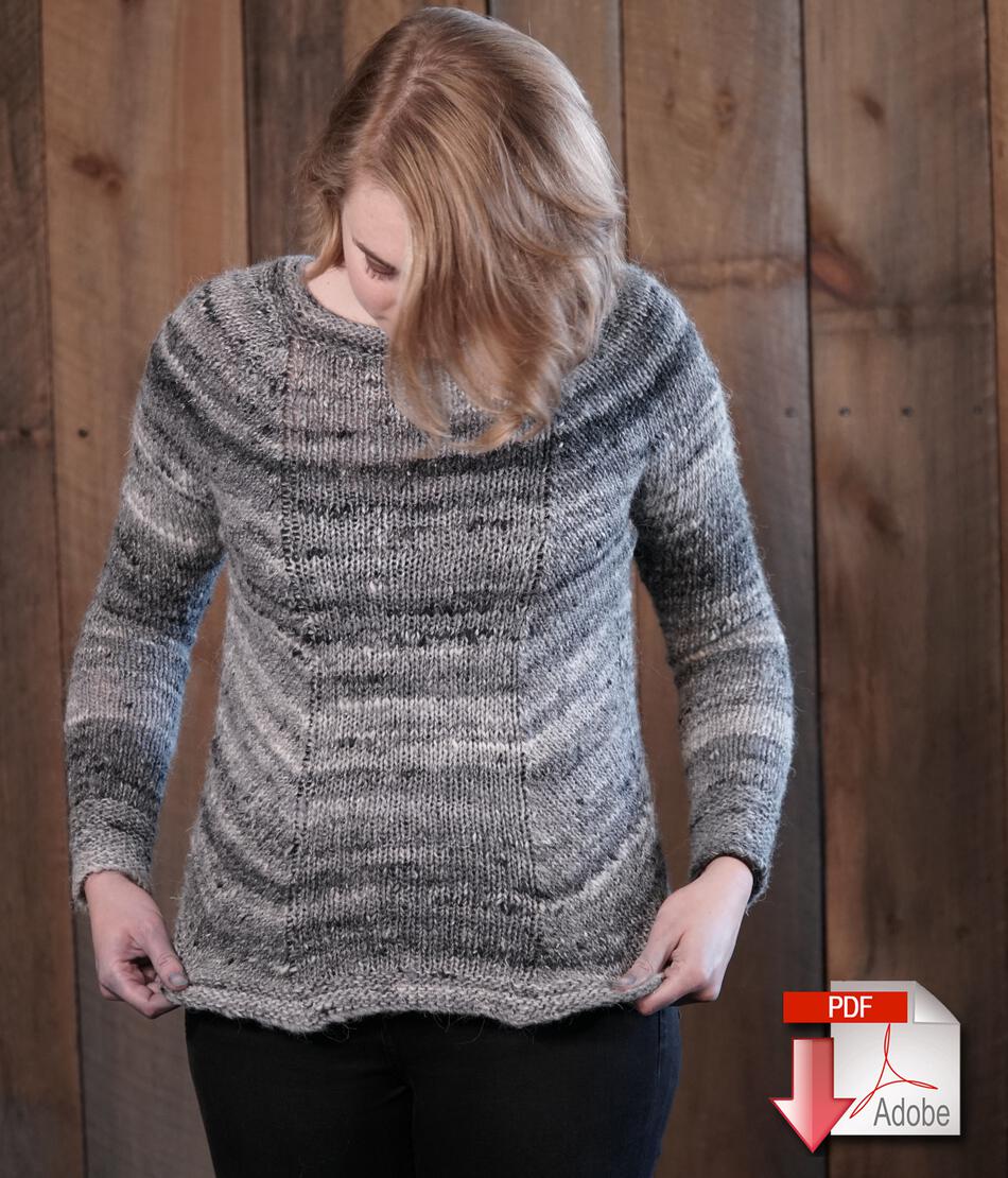 Knitting Patterns Mannequin Pullover Sweater Pattern Download
