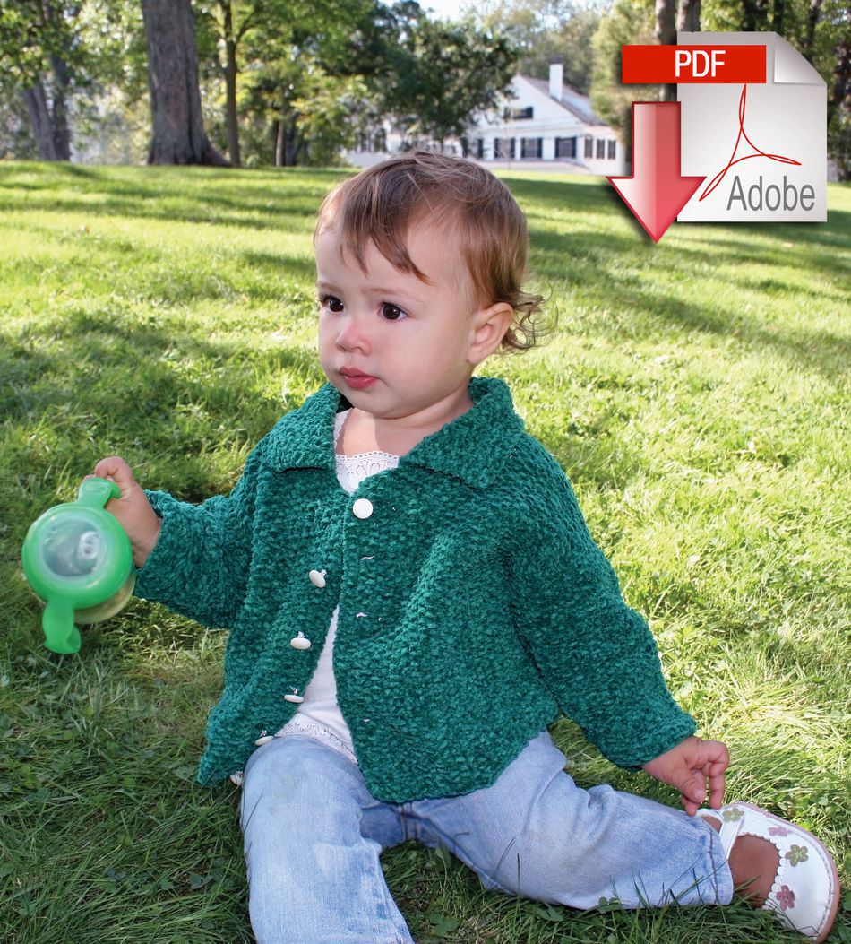 Knitting Patterns Ellenaposs Favorite Baby Present  Casco Bay Chenille Worsted  Pattern download