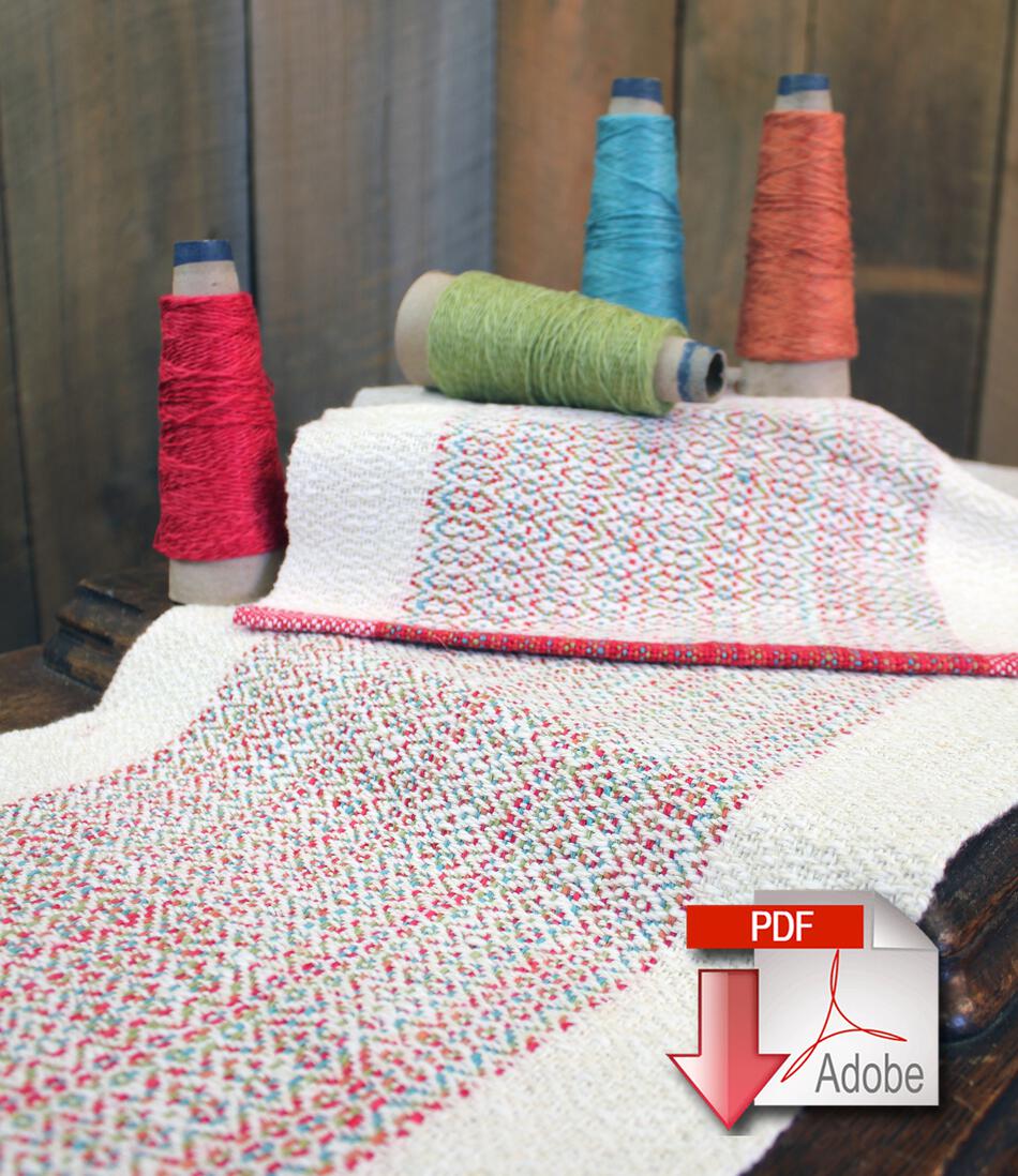 Weaving Patterns Homeward Bound  Table Runner and Placemat Set  Pattern Download