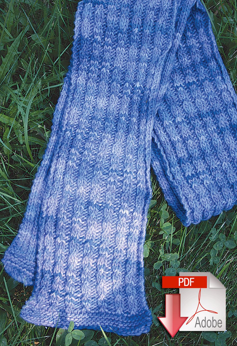 Knitting Patterns Malabrigo Mock Cable Scarf Pattern  Medium Weight Yarn  Pattern download