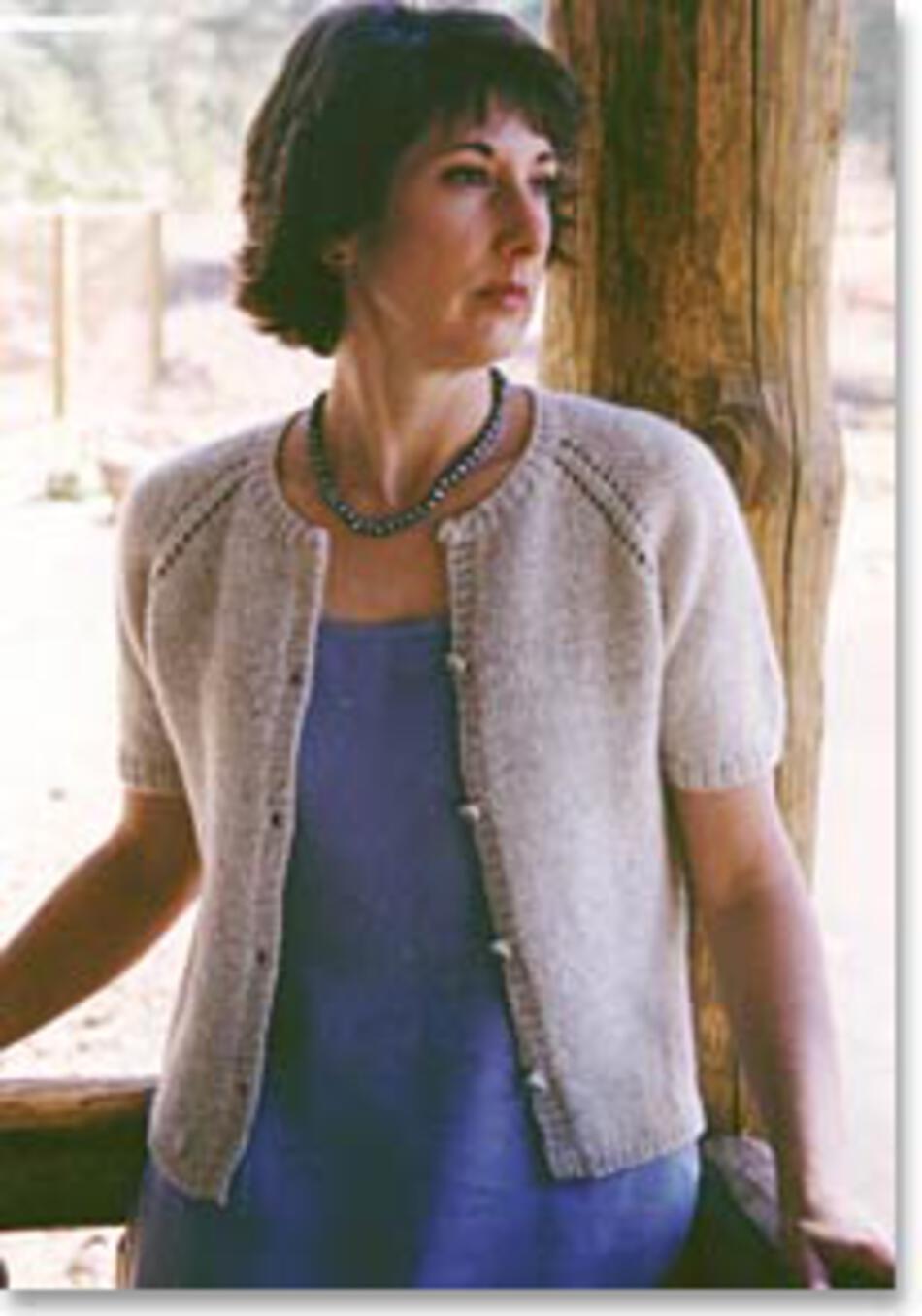 Knitting Patterns Summer Cardigan by Knitting Pure and Simple