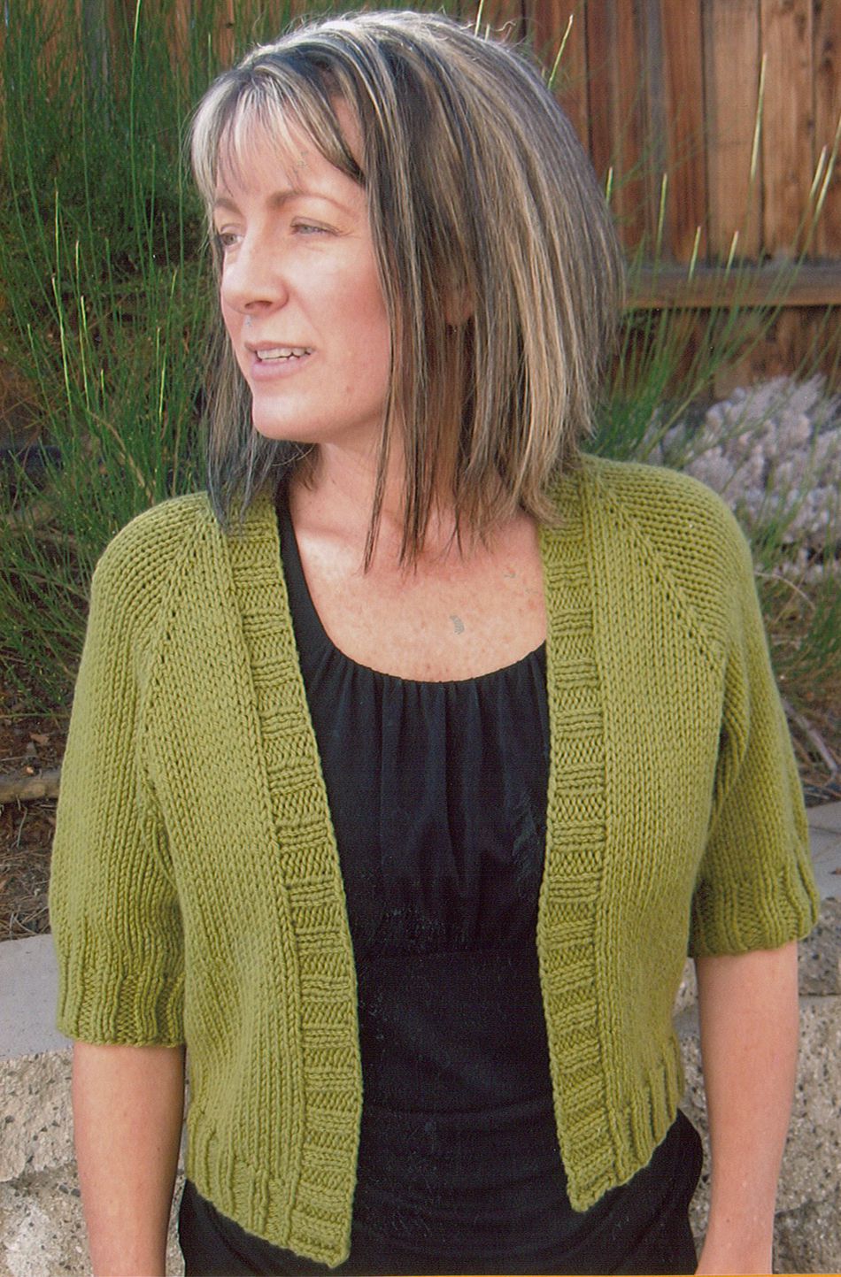 Knitting Patterns Summer Open Cardigan by Knitting Pure and Simple