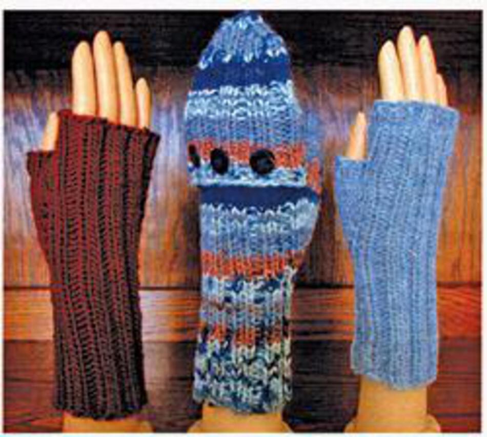 Knitting Patterns Fingerless Gloves and Mitts 5 sts1quot