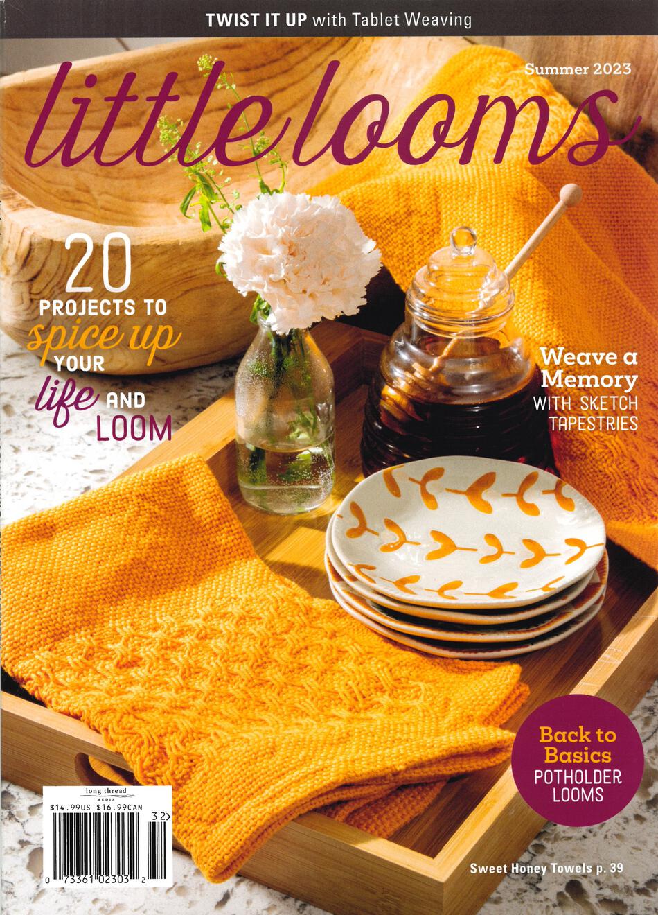 Weaving Magazines Easy Weaving with Little Looms  Summer 2023