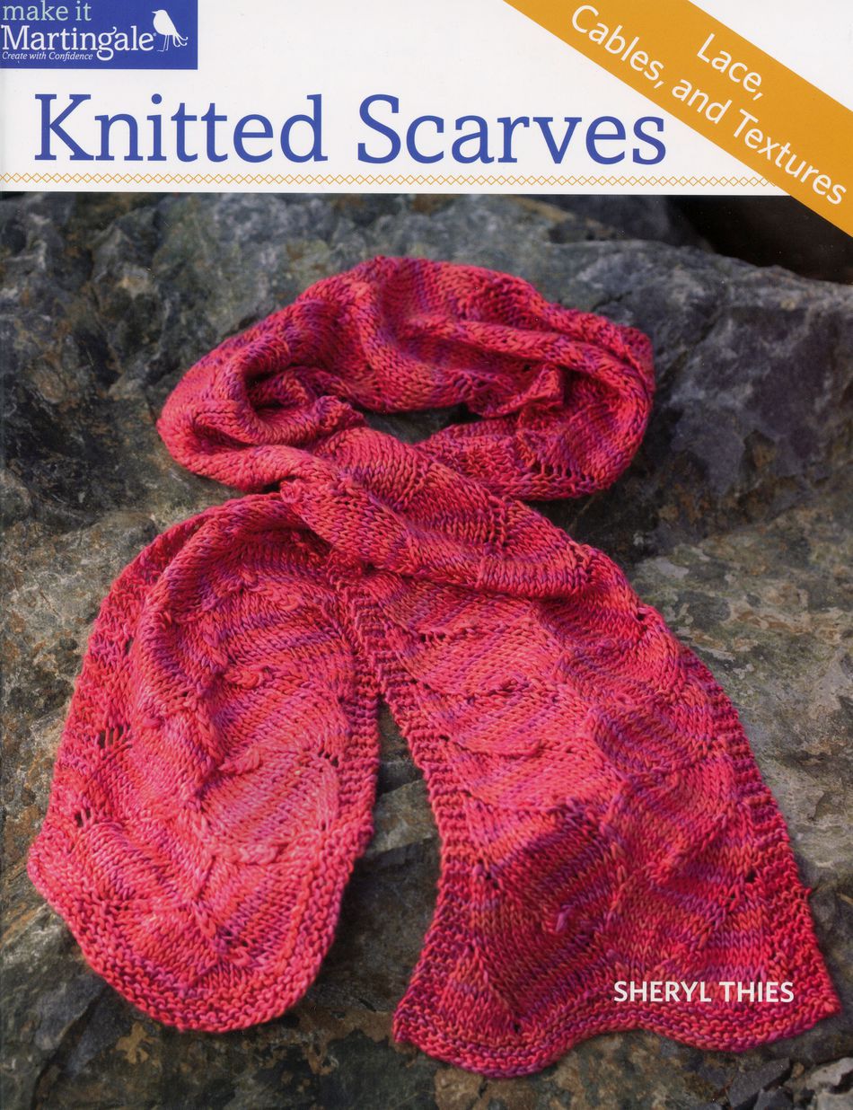 Knitting Books Knitted Scarves  Lace Cables and Textures