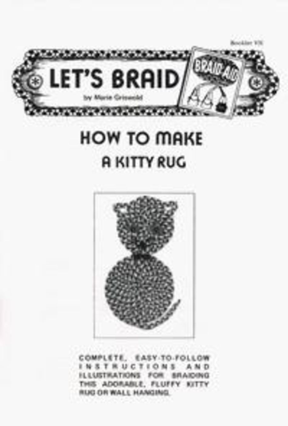 Rug Making Books How to Make a Braided Kitty Rug