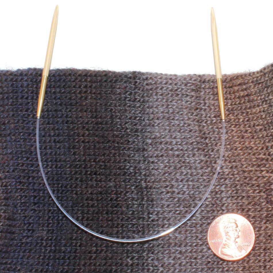 Knitting Equipment 9quot Circular Bamboo Knitting Needles Size 1
