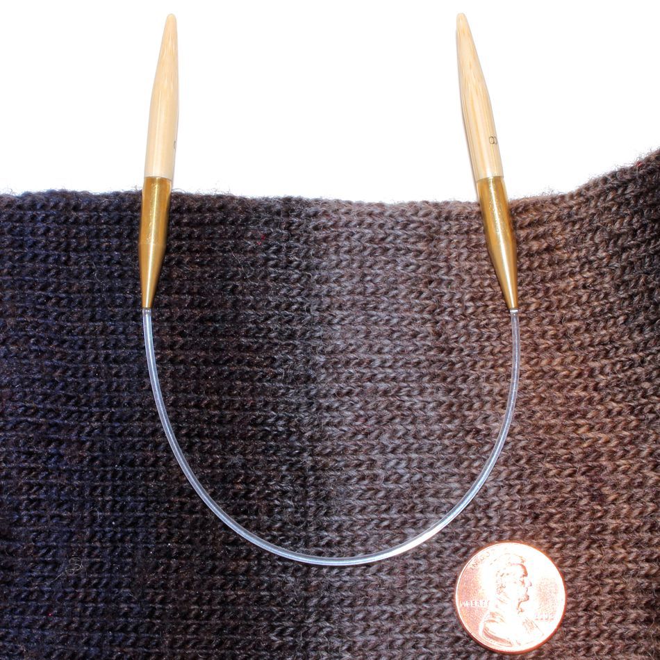 Knitting Equipment 9quot Circular Bamboo Knitting Needles Size 8
