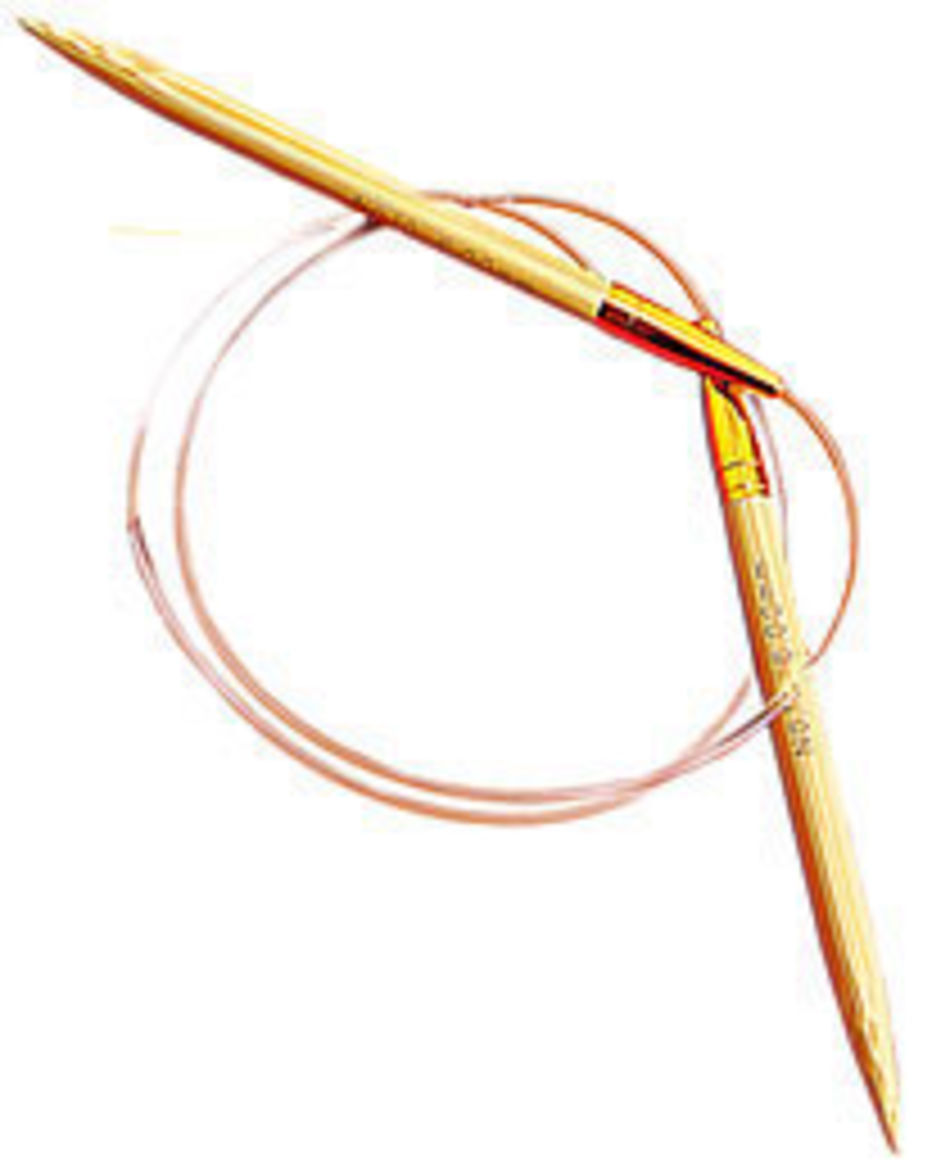 Knitting Equipment 29quot Circular Bamboo Knitting Needles Size 17