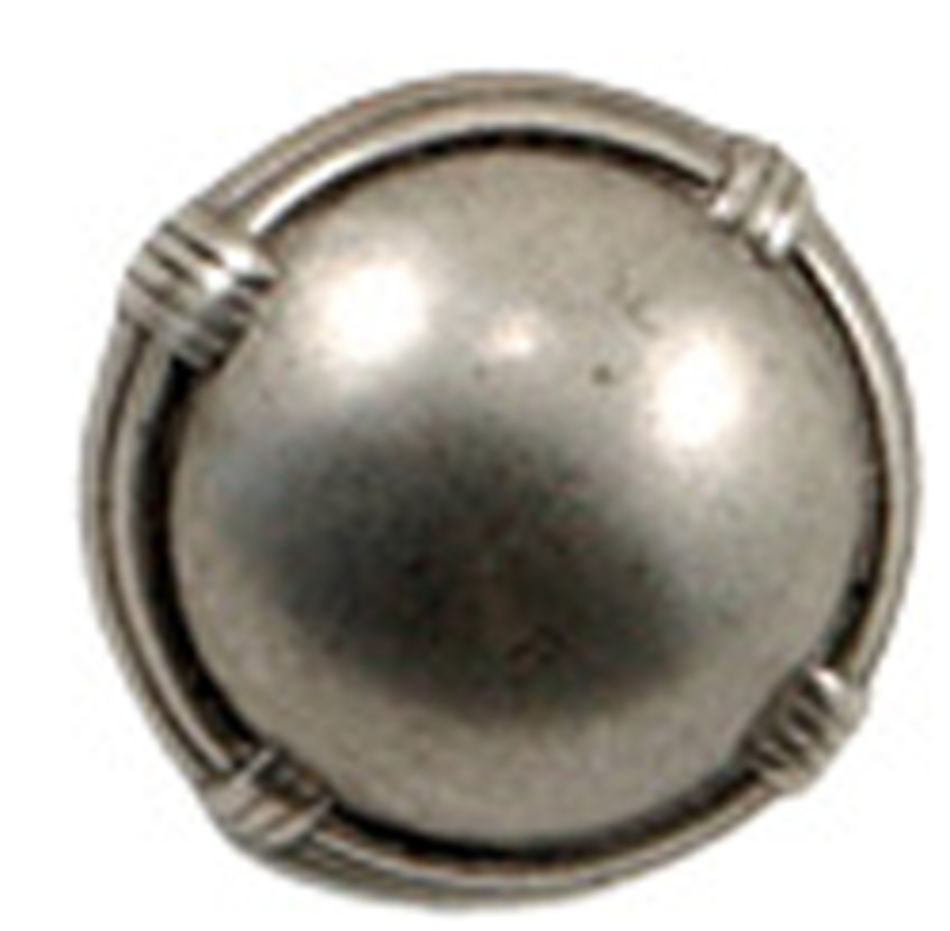 MultiCraft Equipment Silver Tone Banded Dome Button 875 quot 