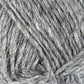 Close-up of Lopi Alafoss Icelandic Wool Yarn by Berroco, Inc., tightly spun and textured with a natural, fibrous appearance. The grey strands are intertwined, showing subtle variations in shade and thickness. Ideal for crafting felted mittens or Icelandic pullovers, it exudes the warmth and softness typical of knitting materials.