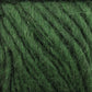 Close-up image of Berroco, Inc.'s Lopi Alafoss Icelandic Wool Yarn. The yarn has a thick texture and appears soft with fine fibers, showcasing various shades of green, reminiscent of the rich hues found in traditional Icelandic pullovers.