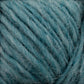 Close-up image of blue Lopi Alafoss Icelandic Wool Yarn by Berroco, Inc. The yarn's texture is soft and slightly fuzzy, with strands twisted together in a thick pattern. The fibers have a slightly varied shade, creating a subtle texture reminiscent of cozy Icelandic pullovers.