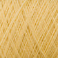 Close-up image of JaggerSpun Maine Line 3/8 Yarn from Jagger Brothers, Inc., showcasing yellow worsted spun yarn strands intricately woven together to form a textured pattern. The yarn appears soft and slightly fluffy, with a warm, sunny hue. The image captures the details of the individual fibers and the overall structure of the weave.