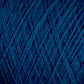 Close-up of dark blue JaggerSpun Maine Line 3/8 Yarn | Mini-cone by Jagger Brothers, Inc., showcasing its detailed texture. The strands of this worsted spun yarn are tightly wound, creating a crisscross pattern throughout the image. The rich and deep color enhances the visibility of the fibers and fine details.