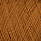 Close-up of a textured surface made of tightly wound, crisscrossing strands of Jagger Brothers, Inc.'s JaggerSpun Maine Line 2/8 Yarn in a warm, golden brown color. The 27.5 micron worsted spun wool yarn fibers appear soft and slightly fuzzy, creating a detailed and intricate pattern perfect for commercial and recreational knitters.