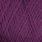 A close-up view of JaggerSpun Maine Line 2/8 Yarn in a rich purple hue, showing the intricately intertwined threads in a detailed, textured pattern. This image beautifully captures the vibrant color and fibrous texture of the yarn strands from Jagger Brothers, Inc., making it perfect for knitting or weaving.