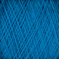 Close-up image of intricately wound JaggerSpun Superfine Merino 2/18 Yarn from Jagger Brothers, Inc., crafted from soft merino wool, showing detailed overlapping and crisscrossing fibers creating a textured pattern. The vibrant blue color dominates the frame, highlighting the fine threads and their woven appearance, ideal for hand knitters.