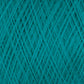 Close-up image of Jagger Brothers, Inc.'s JaggerSpun Superfine Merino 2/18 Yarn in turquoise, wound into a ball. The detailed pattern of intersecting and overlapping strands is ideal for hand knitters crafting with worsted weight.