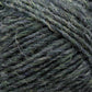 Close-up image of dark green and gray multi-tonal Léttlopi (Lite Lopi) Icelandic Wool Yarn by Berroco, Inc., showcasing the texture and fibers. The yarn appears thick and slightly fuzzy with intertwined strands, perfect for durable garments or intricate colorwork knitting projects.