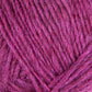 Close-up image of Berroco, Inc.'s Léttlopi (Lite Lopi) Icelandic Wool Yarn in magenta. The yarn appears soft with visible fibers and strands woven together. The texture is slightly fuzzy, suggesting that this Icelandic wool material—perfect for colorwork knitting in durable garments—is well-suited for your next project.