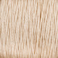 Close-up view of a bundle of Supreme Corp's 3/2 Pearl Cotton Yarn in mini-cone form, showcasing tightly spun threads arranged in parallel. The cream-colored yarn exhibits a soft and slightly fuzzy texture, making it ideal for knitting, weaving, or various other textile crafts.