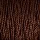 Close-up view of tightly coiled dark brown strands from Supreme Corp’s 3/2 Pearl Cotton Yarn | Mini-cone, showcasing a textured and rich fiber pattern. This versatile yarn is densely woven, creating a uniform appearance with subtle highlights and shadows.