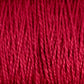 Close-up image of the 3/2 Pearl Cotton Yarn | Mini-cone by Supreme Corp, showcasing tightly wound red strands with slight variations in thickness and a subtle sheen. The versatile yarn appears soft and vibrant, indicating richness in color and texture, suitable for knitting, crocheting, or other fiber arts projects.