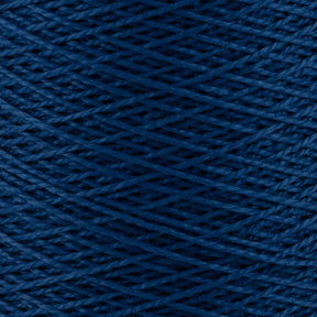 Close-up image of Supreme Corp's 3/2 Pearl Cotton Yarn wound in a tightly woven, crisscross pattern. The texture highlights the individual strands and fibers of this versatile yarn, creating a detailed and intricate appearance.