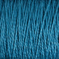 A close-up view of multiple strands of Supreme Corp's 3/2 Pearl Cotton Yarn | Mini-cone in blue, arranged vertically. The texture appears soft and slightly shiny, with tightly twisted threads creating a uniform, woven appearance.