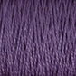 Close-up of the deep purple 3/2 Pearl Cotton Yarn from Supreme Corp, featuring mercerized cotton fibers that are tightly wound and neatly arranged in parallel strands. The texture appears soft and smooth, indicating a fine quality material suitable for knitting or crochet projects.