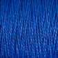 Close-up image of the 3/2 Pearl Cotton Yarn | Mini-cone by Supreme Corp in blue, with strands tightly twisted together to create a textured and fibrous pattern. The smooth, shiny fibers reflect light in some areas, highlighting the elegance of this mercerized cotton yarn.