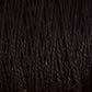 Close-up of Supreme Corp's 5/2 Pearl Cotton Yarn, shown tightly woven together on a large cone, highlighting the individual dark brown strands with subtle variations in shade and texture.