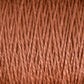 Close-up of a section of 5/2 Pearl Cotton Yarn strands tightly wound together. The texture appears smooth and slightly shiny, showcasing the fibers woven in a uniform pattern. This versatile yarn from Supreme Corp, available on a large cone, exhibits a warm, earthy brown hue.