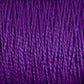 Close-up image of Supreme Corp's 5/2 Pearl Cotton Yarn | Large Cone in a rich and vibrant purple. The mercerized cotton strands are tightly wound together, highlighting the yarn’s smooth texture and slight shine in detailed view.