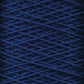 A close-up image of Supreme Corp's 5/2 Pearl Cotton Yarn in dark blue, wound tightly on a mini-cone. The threads are arranged in a crisscross pattern, creating a textured and detailed surface. The color is deep and rich, with subtle variations in the shade of blue due to the yarn's texture and lighting—perfect for weaving projects.