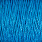 Close-up image of bright blue, 5/2 Pearl Cotton Yarn from Supreme Corp tightly wound together on a large cone, showcasing the texture and details of the twisted mercerized fibers. The image captures the vibrant color and intricate pattern of this versatile yarn.