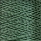 Close-up image of Supreme Corp’s 5/2 Pearl Cotton Yarn | Large Cone in green, wound tightly in a crisscross pattern, filling the entire frame. The texture of the mercerized cotton yarn is visible, with fibers appearing smooth and slightly shiny.