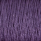 A close-up image showcases the smooth, twisted strands of Supreme Corp's 5/2 Pearl Cotton Yarn | Large Cone in a rich purple hue. This mercerized cotton yarn is versatile and appears densely wound, with consistent color and texture throughout.