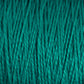 A close-up image of Supreme Corp's 5/2 Pearl Cotton Yarn in a vibrant teal color. The texture and strands of the mercerized cotton yarn are clearly visible, showcasing a neatly twisted and uniform pattern. The consistent teal hue highlights the versatile nature of the yarn, which appears soft and slightly shiny on this large cone option.