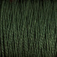 Close-up view of 5/2 Pearl Cotton Yarn in dark green, neatly lined up to showcase the texture and thickness of this supreme quality fiber by Supreme Corp.